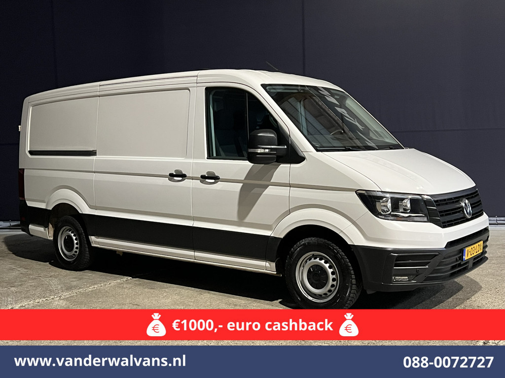 Volkswagen Crafter 2.0 TDI 141pk L3H2 L2H1 Euro6 *Rijklaar Direct Rijden* Airco | Navigatie | Camera | Apple Carplay Android Auto, Parkeersensoren, Bijrijdersbank 10