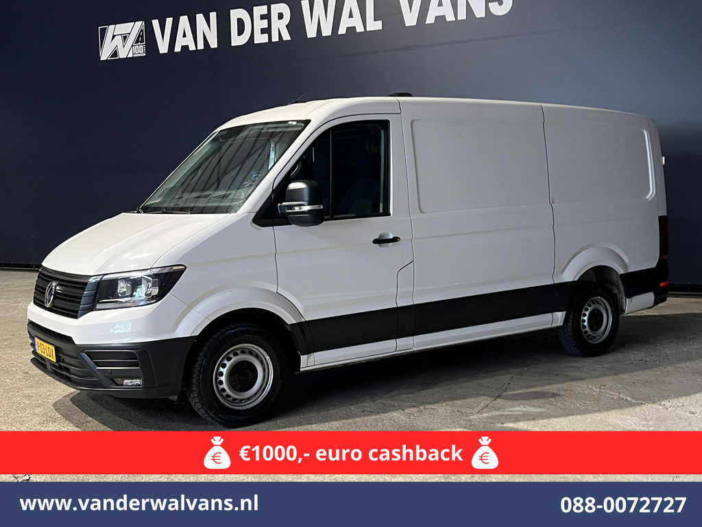 Volkswagen Crafter 2.0 TDI 141pk L3H2 L2H1 Euro6 *Rijklaar Direct Rijden* Airco | Navigatie | Camera | Apple Carplay Android Auto, Parkeersensoren, Bijrijdersbank 11