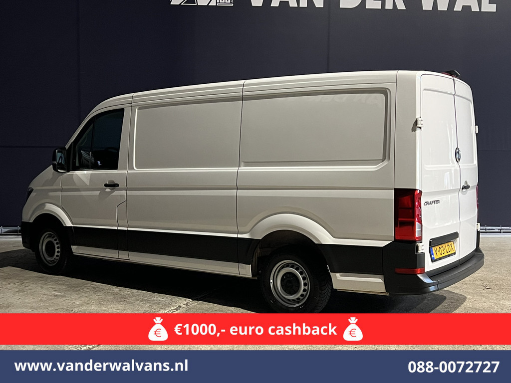 Volkswagen Crafter 2.0 TDI 141pk L3H2 L2H1 Euro6 *Rijklaar Direct Rijden* Airco | Navigatie | Camera | Apple Carplay Android Auto, Parkeersensoren, Bijrijdersbank 12