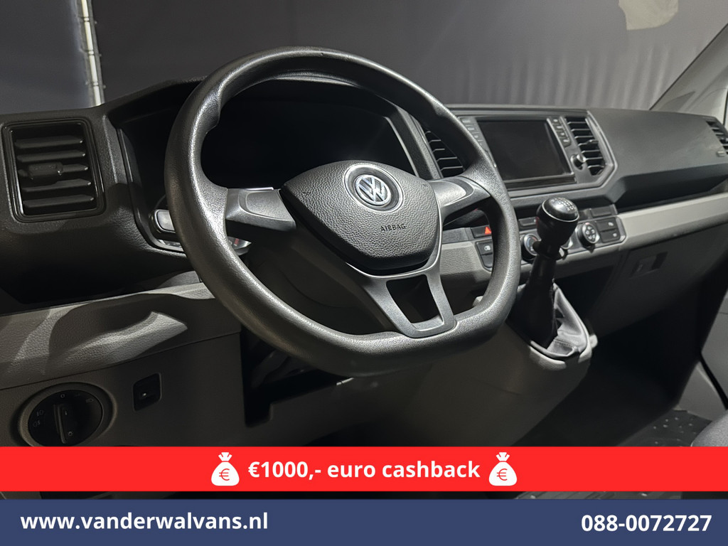 Volkswagen Crafter 2.0 TDI 141pk L3H2 L2H1 Euro6 *Rijklaar Direct Rijden* Airco | Navigatie | Camera | Apple Carplay Android Auto, Parkeersensoren, Bijrijdersbank 16