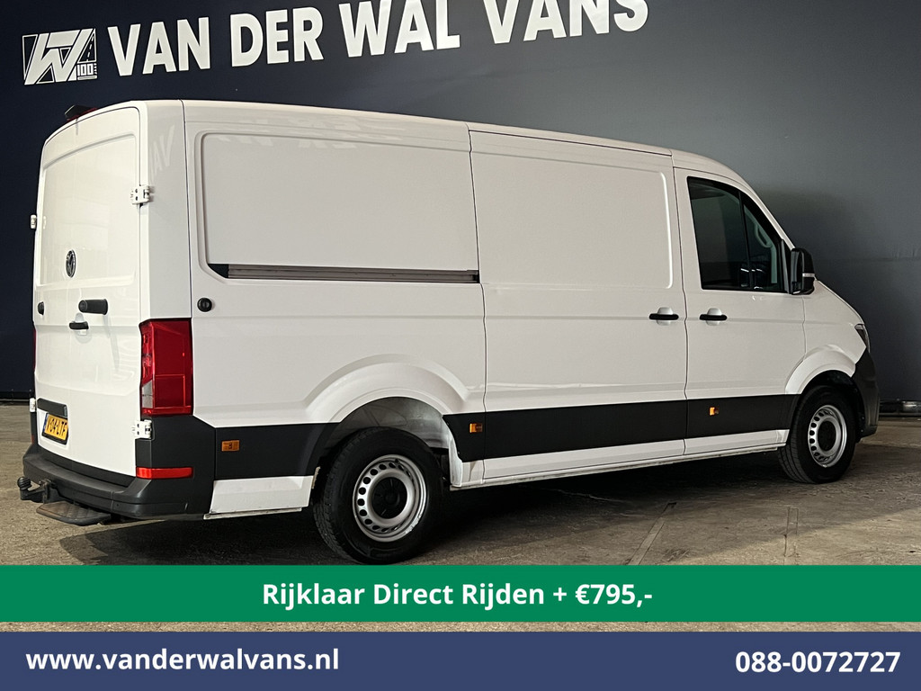 Volkswagen Crafter 2.0 TDI 141pk L3H2 (Oude L2H1) Euro6 *Rijklaar Direct Rijden* Airco | Camera | Apple Carplay | 3000kg Trekhaak | Cruisecontrol Android Auto, Parkeersensoren, Bijrijdersbank 11
