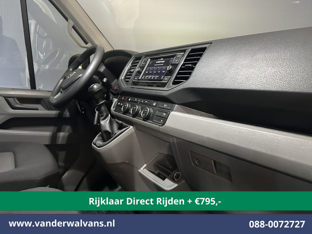 Volkswagen Crafter 2.0 TDI 141pk L3H2 (Oude L2H1) Euro6 *Rijklaar Direct Rijden* Airco | Camera | Apple Carplay | 3000kg Trekhaak | Cruisecontrol Android Auto, Parkeersensoren, Bijrijdersbank 14