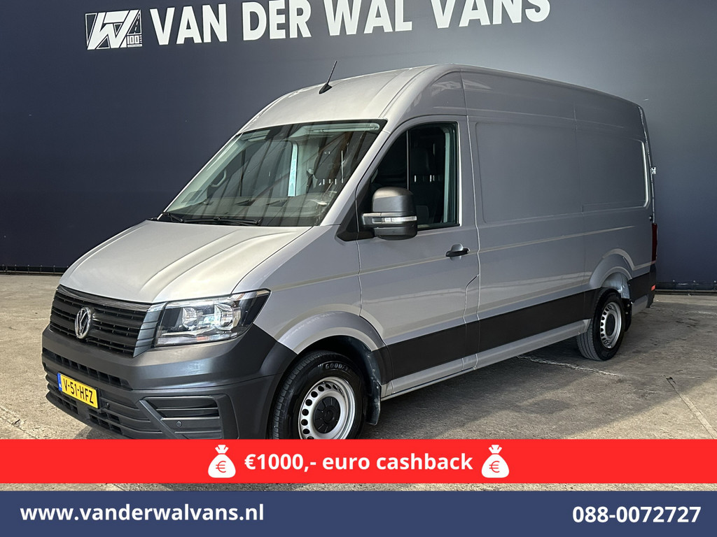Volkswagen Crafter 2.0 TDI 141pk L3H3 L2H2 Euro6 Airco | Camera | Apple Carplay | Cruisecontrol Android Auto, Parkeersensoren, Bijrijdersbank, 3000kg Trekvermogen, zilver 11