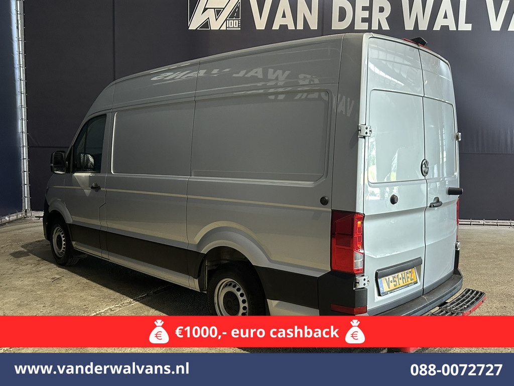 Volkswagen Crafter 2.0 TDI 141pk L3H3 L2H2 Euro6 Airco | Camera | Apple Carplay | Cruisecontrol Android Auto, Parkeersensoren, Bijrijdersbank, 3000kg Trekvermogen, zilver 12
