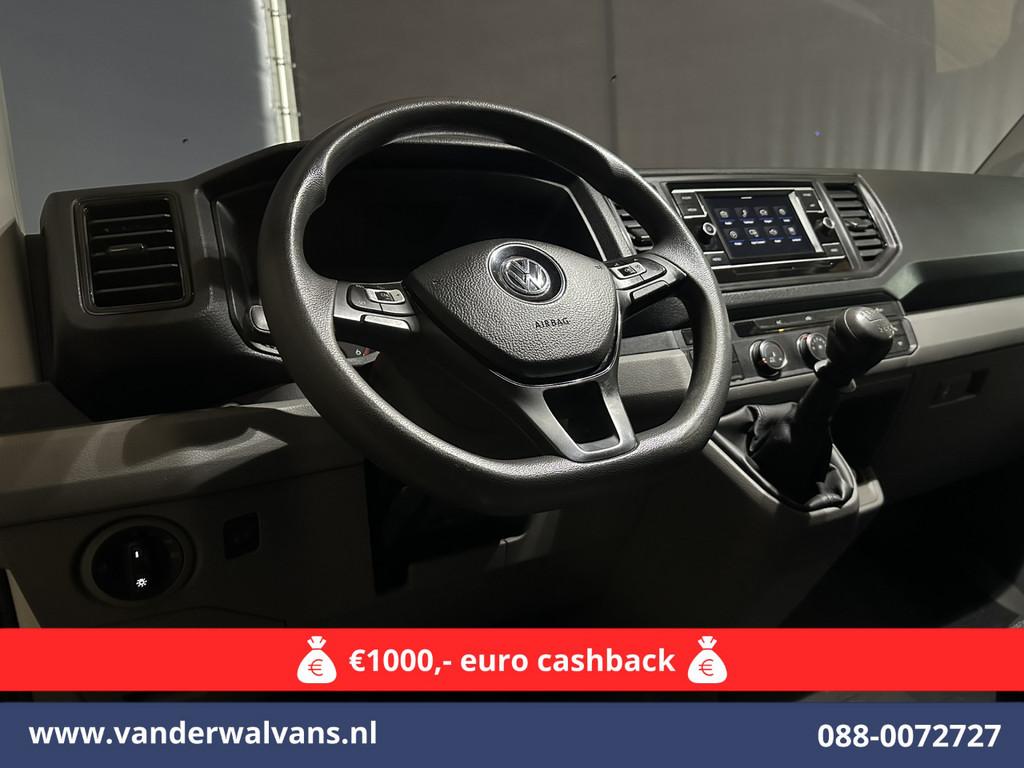 Volkswagen Crafter 2.0 TDI 141pk L3H3 L2H2 Euro6 Airco | Camera | Apple Carplay | Cruisecontrol Android Auto, Parkeersensoren, Bijrijdersbank, 3000kg Trekvermogen, zilver 16