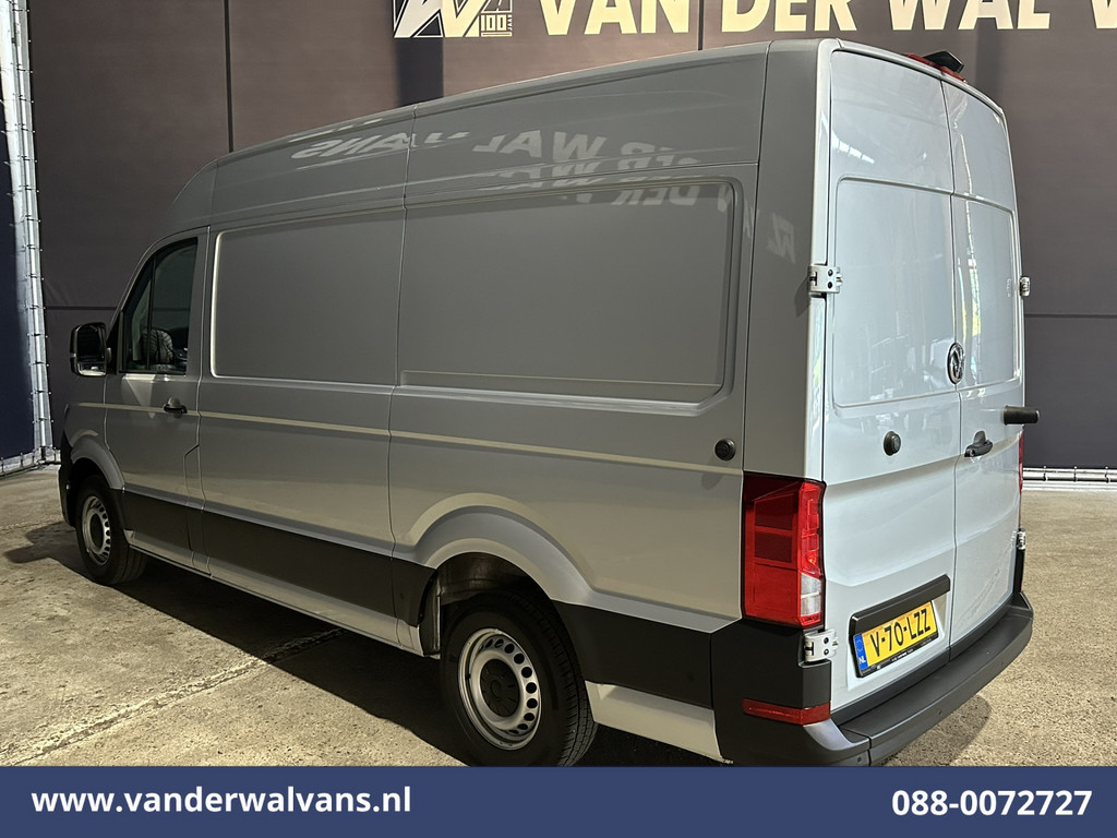 Volkswagen Crafter 2.0 TDI 141pk L3H3 L2H2 Euro6 Airco | Camera | Navigatie | Android Auto | Stoelverwarming Parkeersensoren, Bijrijdersbank, 3000kg trekvermogen, zilver 11