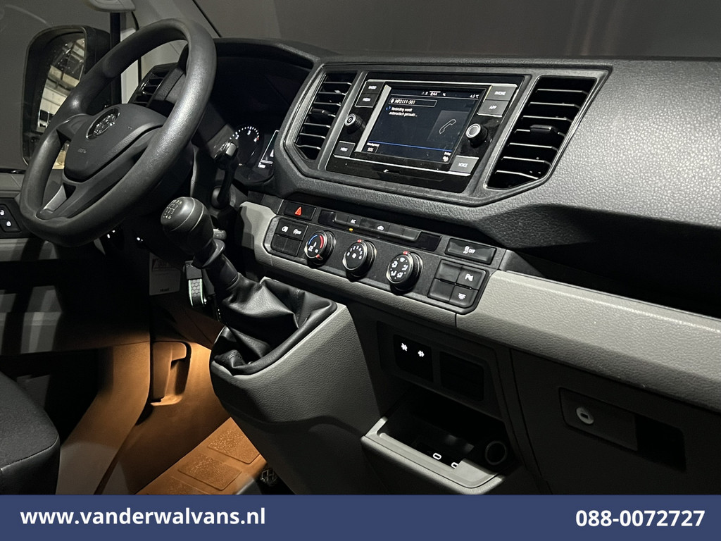 Volkswagen Crafter 2.0 TDI 141pk L4H3 L3H2 Euro6 Airco | Camera | Apple Carplay | Android Auto | Parkeersensoren Bijrijdersbank, 3000kg trekvermogen 13