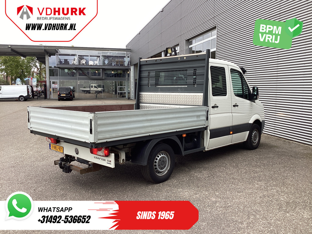 Volkswagen Crafter 2.5 TDI L2 EXPORT Open laadbak/ 5 cil./ 7 Pers./ Trekhaak/ Airco/ Radio 268 X 201 x 40 10