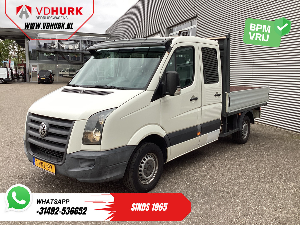 Volkswagen Crafter 2.5 TDI L2 EXPORT Open laadbak/ 5 cil./ 7 Pers./ Trekhaak/ Airco/ Radio 268 X 201 x 40 9