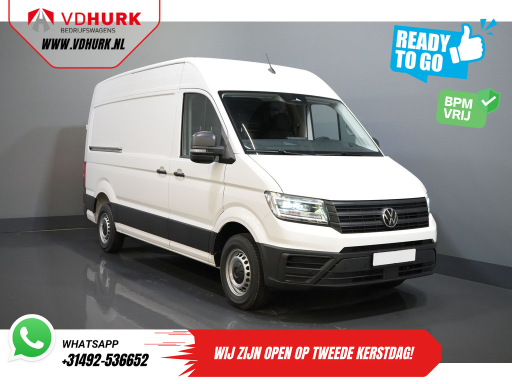 Volkswagen Crafter 35 2.0 TDI 140 pk DSG Aut. L3H3 BPM VRIJ/ LED/ Virtual Cockpit/ Camera/ Cruise/ Carplay/ Gev.Stoel