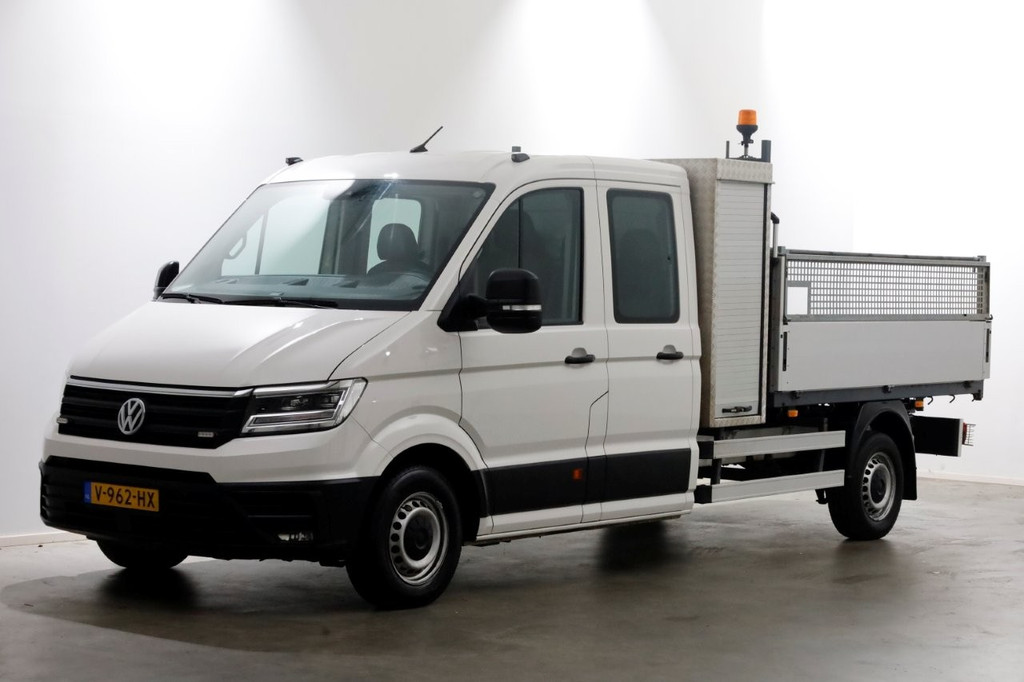 Volkswagen Crafter 35 2.0 TDI 140pk E6 D.C. Highline Kipper met hoge boorden 09-2017 10