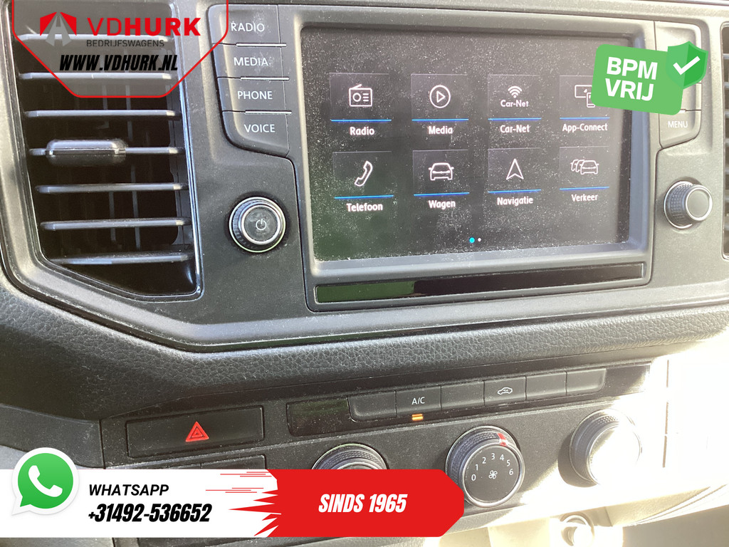 Volkswagen Crafter 35 2.0 TDI 140 pk L4H3 BPM VRIJ! Carplay/ 3 Pers./ PDC/ Airco 11