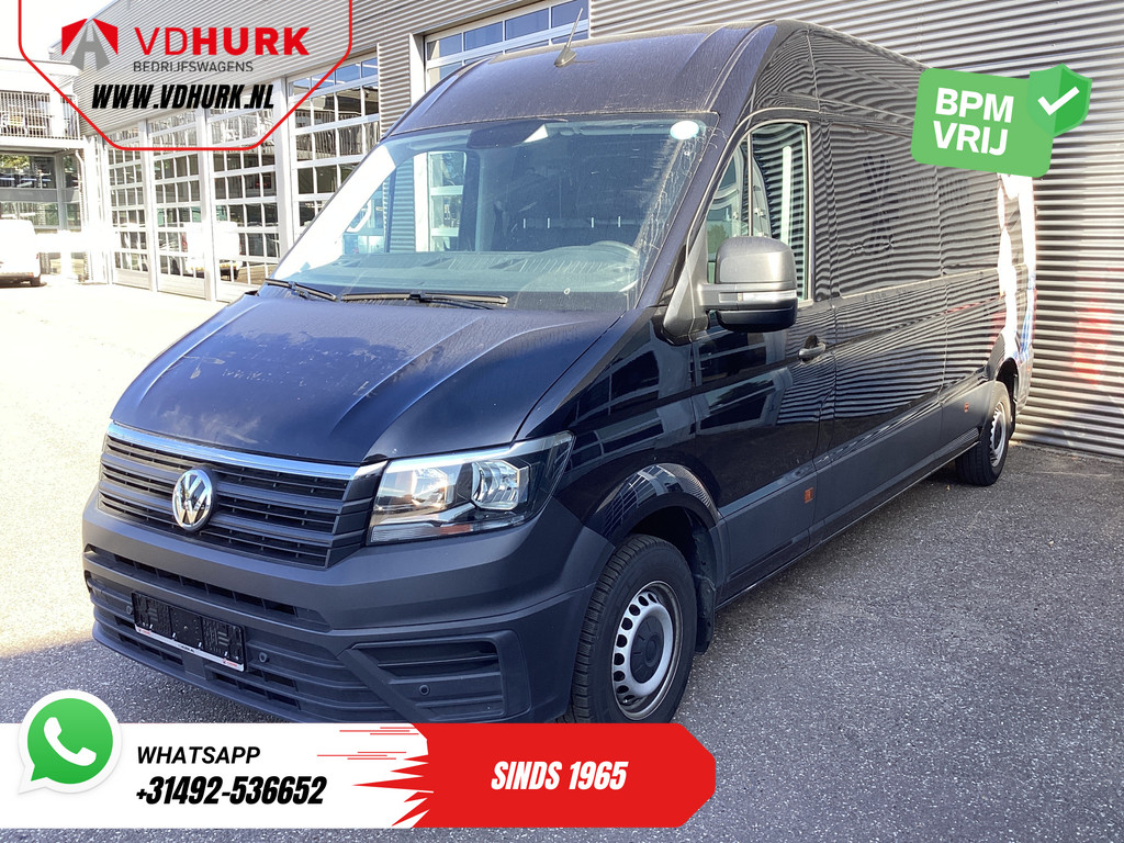 Volkswagen Crafter 35 2.0 TDI 140 pk L4H3 BPM VRIJ! Carplay/ 3 Pers./ PDC/ Airco 9