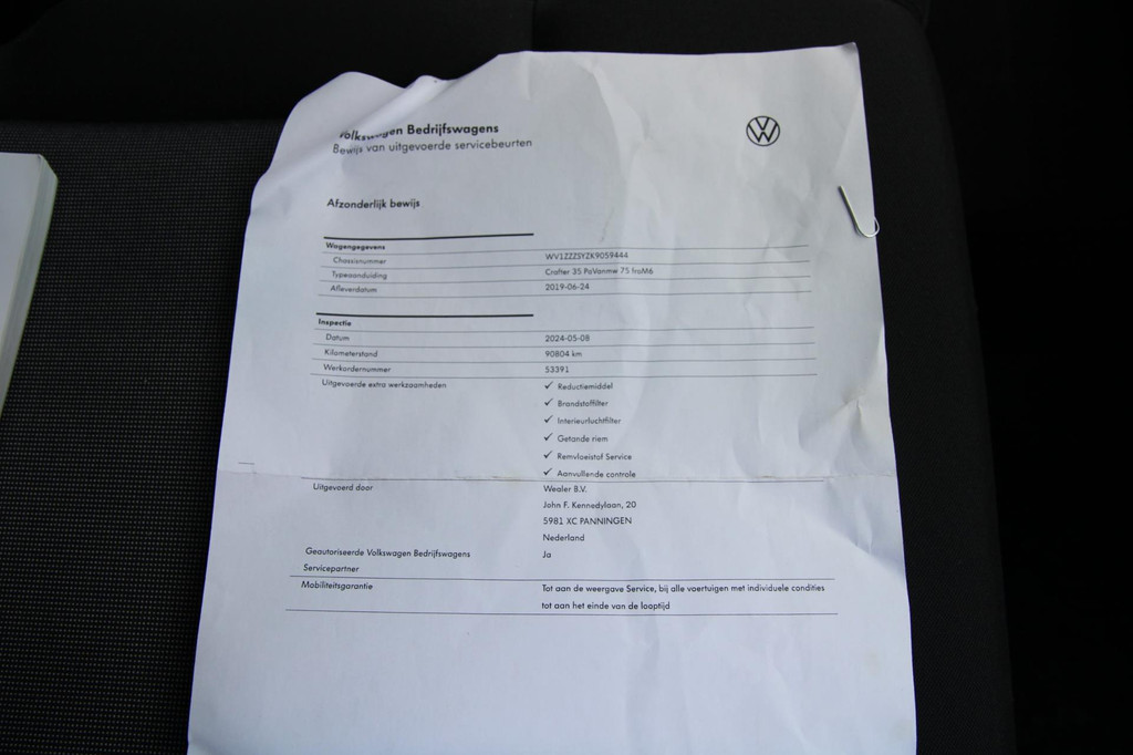 Volkswagen Crafter 35 2.0 TDI L3H2 / App connect / Gev. Stoel / Cruise / dealer onderhouden 13