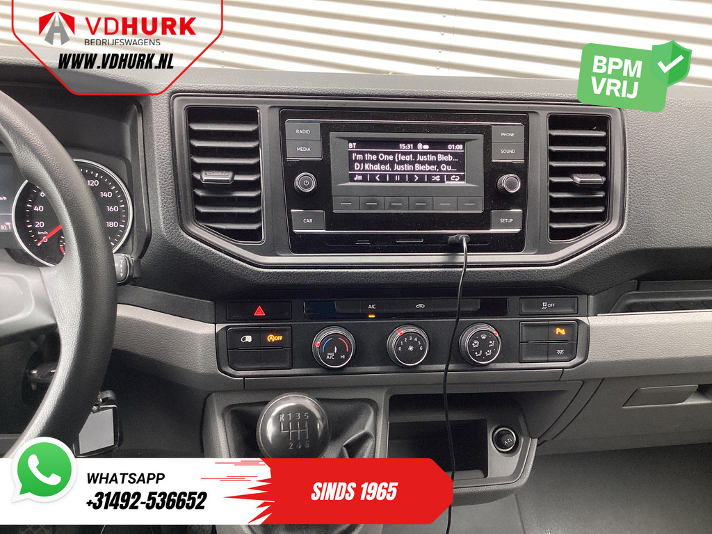 Volkswagen Crafter 35 2.0 TDI L3H2 BPM VRIJ! Airco/ PDC/ Bluetooth/ Betimmering 13