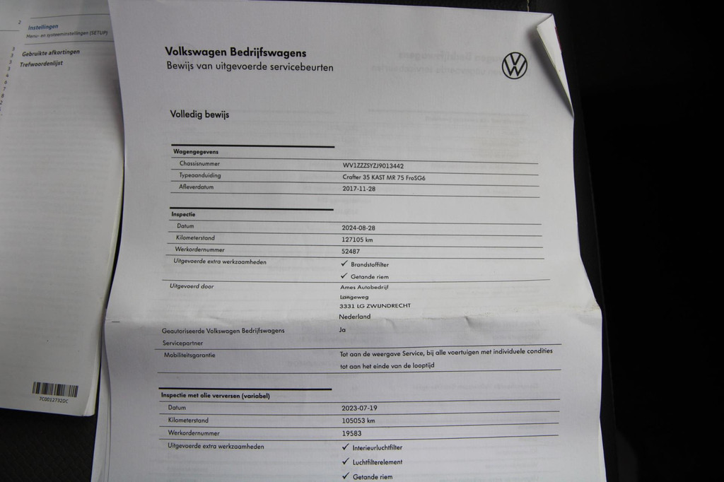 Volkswagen Crafter 35 2.0 TDI L3H3 Comfort / Navi / App connect / cruise / 3 zits / PDC 2X 11