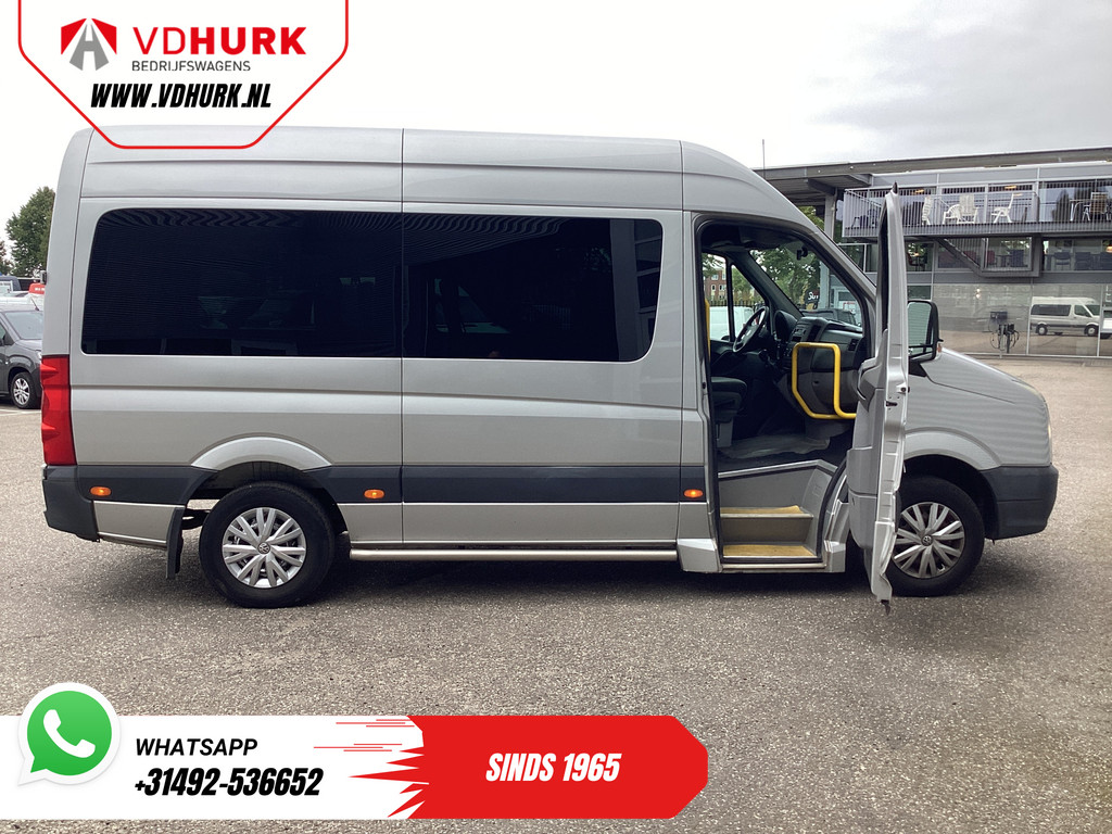 Volkswagen Crafter 35 2.5 TDI L2H2 MARGE EXPORT ONLY NL Auto/ APK 7-2026/ 5 Zyl./ Combi/ 9 Persoons/ Kombi/ 9P/ Sidebars/ Airco/ Rolstoellift 7