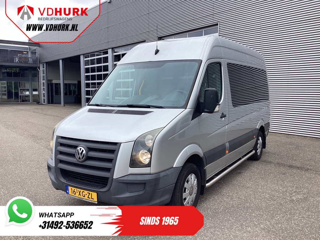 Volkswagen Crafter 35 2.5 TDI L2H2 MARGE EXPORT ONLY NL Auto/ APK 7-2026/ 5 Zyl./ Combi/ 9 Persoons/ Kombi/ 9P/ Sidebars/ Airco/ Rolstoellift 9