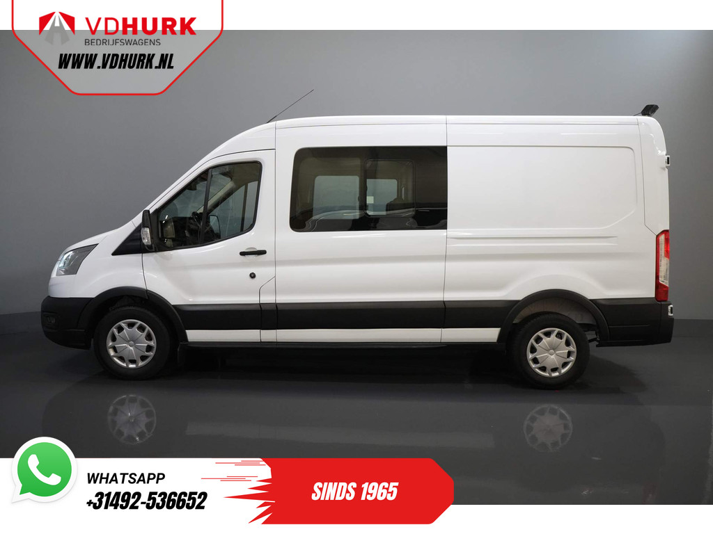 Volkswagen Crafter (Transit) 2.0 TDCI 130 pk L3H2 DC Dubbel Cabine 7 Pers./ Riem V.V./ Adapt. Cruise/ CarPlay/ PDC/ Navi/ Camera/ Airco/ Trekhaak 9