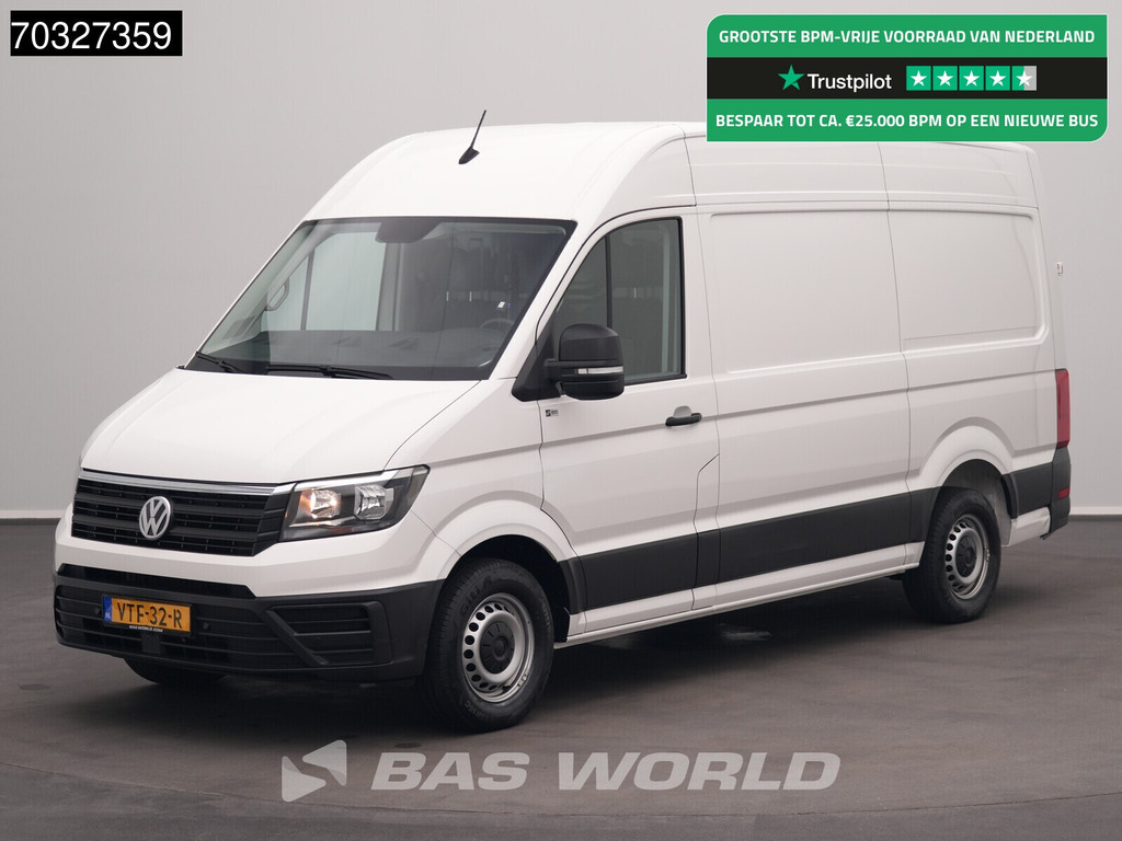 Volkswagen Crafter 140pk L3H3 Trekhaak Airco Cruise Parkeersensoren v+a Euro6 L2H2 Airco Trekhaak Cruise control