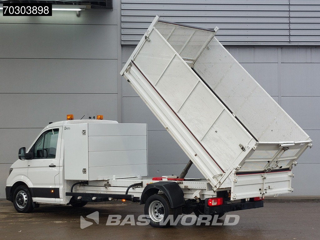 Volkswagen Crafter 177pk Kipper met Kist Dubbellucht 3,5t Trekhaak Airco Euro6 Kieper Tipper Benne Airco Trekhaak 7