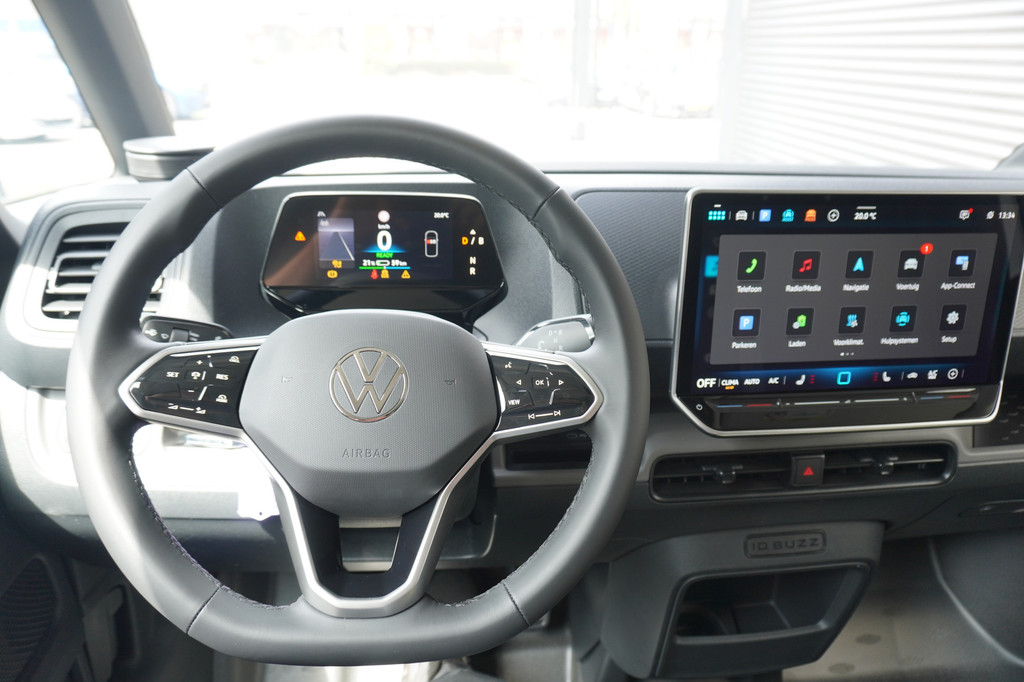 Volkswagen ID. Buzz Cargo ID. Buzz Cargo 170 pk ID. Buzz Cargo 170 pk, Anniversary, Achteruitrijcamera, Bijrijdersbank, Navigatie, Achterdeuren zonder ruit, Trekhaak 12