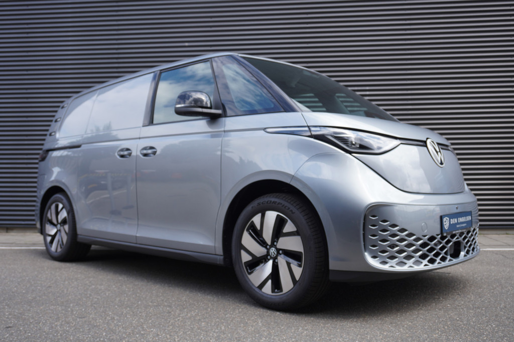 Volkswagen ID. Buzz Cargo ID. Buzz Cargo 286 pk ID. Buzz Cargo 286 pk, Anniversary, Achteruitrijcamera, Bijrijdersbank, Navigatie, Achterklep met ruit, Trekhaak 9