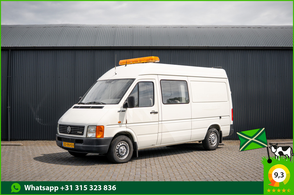 Volkswagen LT 2.5 TDI L2H2 | 47.859 KM | 6-Zits | DC | 1Ste eigenaar | Trekhaak