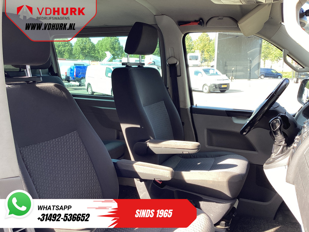Volkswagen Transporter 2.0 TDI 140 pk DSG Aut. L2 Dubbel Cabine DC EXPORT 2.5t Trekverm./ Cruise/ Airco/ PDC V+A/ LMV 10