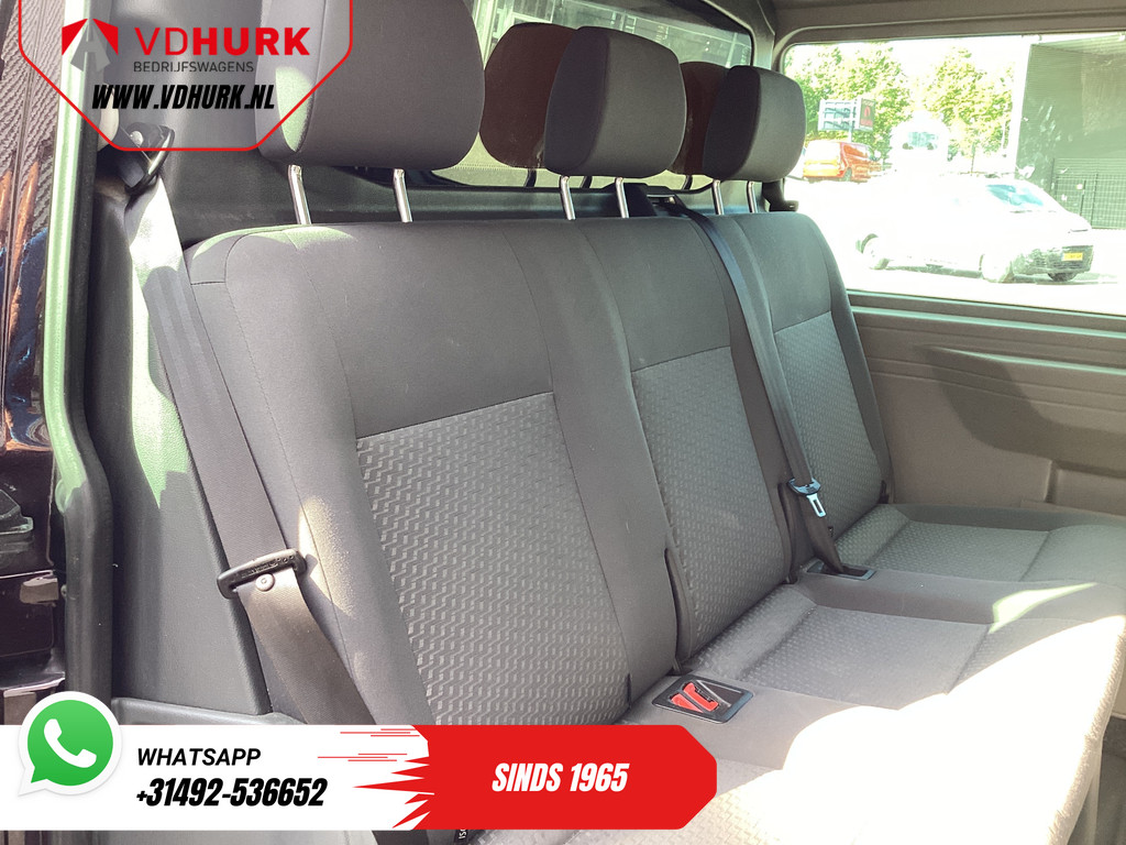 Volkswagen Transporter 2.0 TDI 140 pk DSG Aut. L2 Dubbel Cabine DC EXPORT 2.5t Trekverm./ Cruise/ Airco/ PDC V+A/ LMV 12