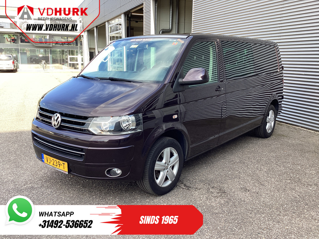 Volkswagen Transporter 2.0 TDI 140 pk DSG Aut. L2 Dubbel Cabine DC EXPORT 2.5t Trekverm./ Cruise/ Airco/ PDC V+A/ LMV 8