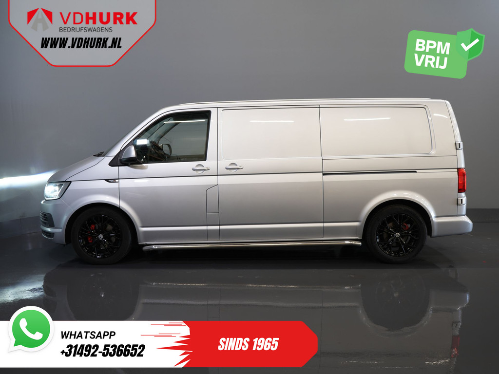 Volkswagen Transporter 2.0 TDI 140 pk DSG Aut. L2 Highline BPM VRIJ! LED/ 2x schuifdeur/ Stoelverw./ Standkachel/ Riem V.V/ Sidebars/ 18LMV/ Camera/ Cruise/ Trekhaak/ Airco 10