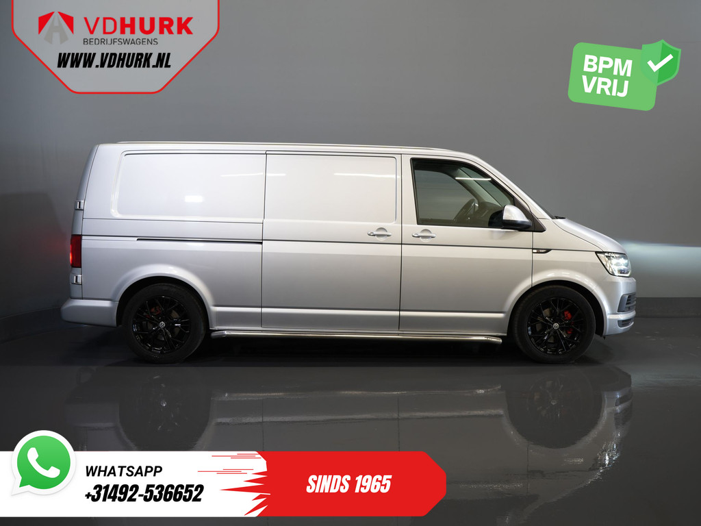 Volkswagen Transporter 2.0 TDI 140 pk DSG Aut. L2 Highline BPM VRIJ! LED/ 2x schuifdeur/ Stoelverw./ Standkachel/ Riem V.V/ Sidebars/ 18LMV/ Camera/ Cruise/ Trekhaak/ Airco 11