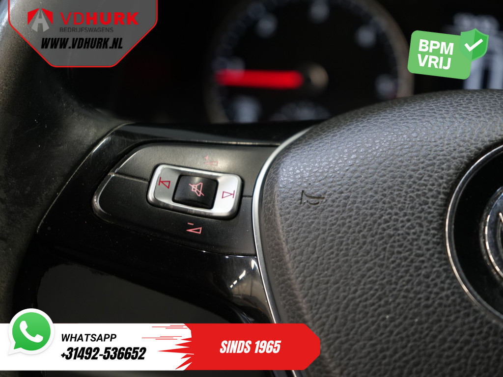 Volkswagen Transporter 2.0 TDI 140 pk DSG Aut. L2 Highline BPM VRIJ! LED/ 2x schuifdeur/ Stoelverw./ Standkachel/ Riem V.V/ Sidebars/ 18LMV/ Camera/ Cruise/ Trekhaak/ Airco 20