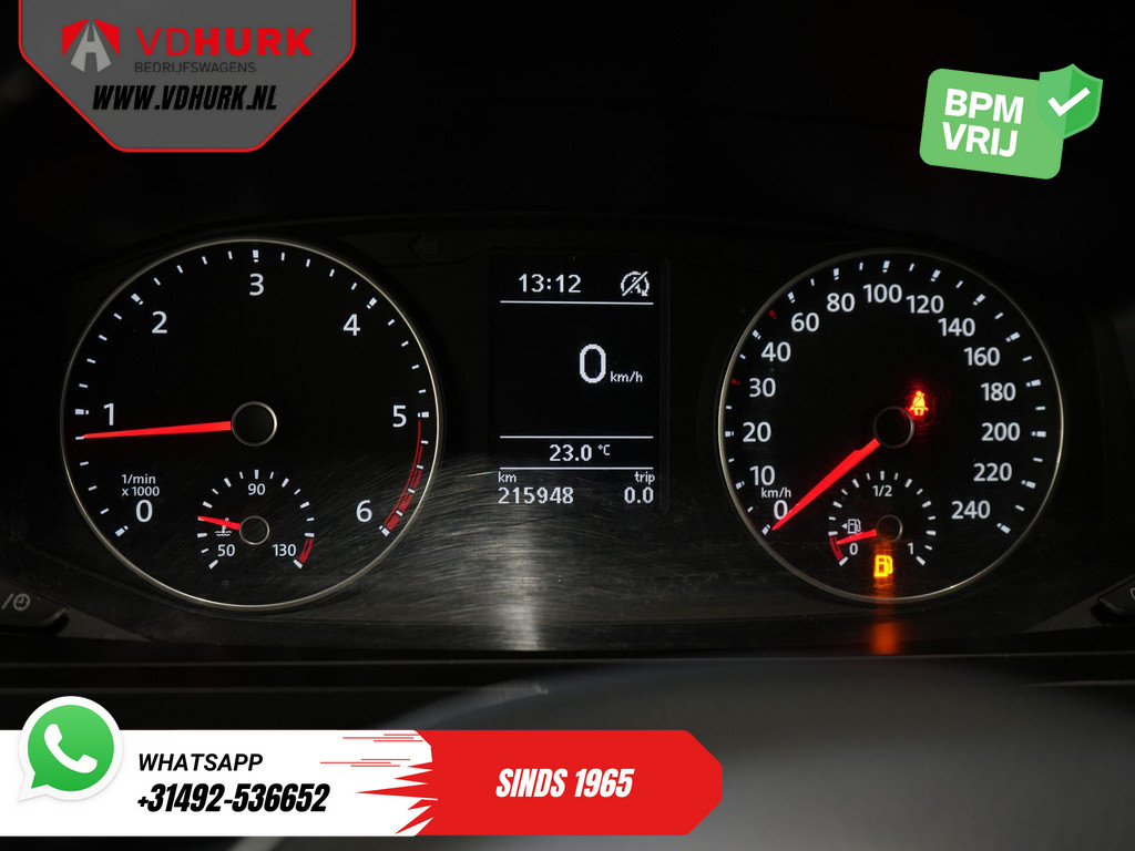 Volkswagen Transporter 2.0 TDI 140 pk DSG Aut. L2 Highline BPM VRIJ! LED/ 2x schuifdeur/ Stoelverw./ Standkachel/ Riem V.V/ Sidebars/ 18LMV/ Camera/ Cruise/ Trekhaak/ Airco 21