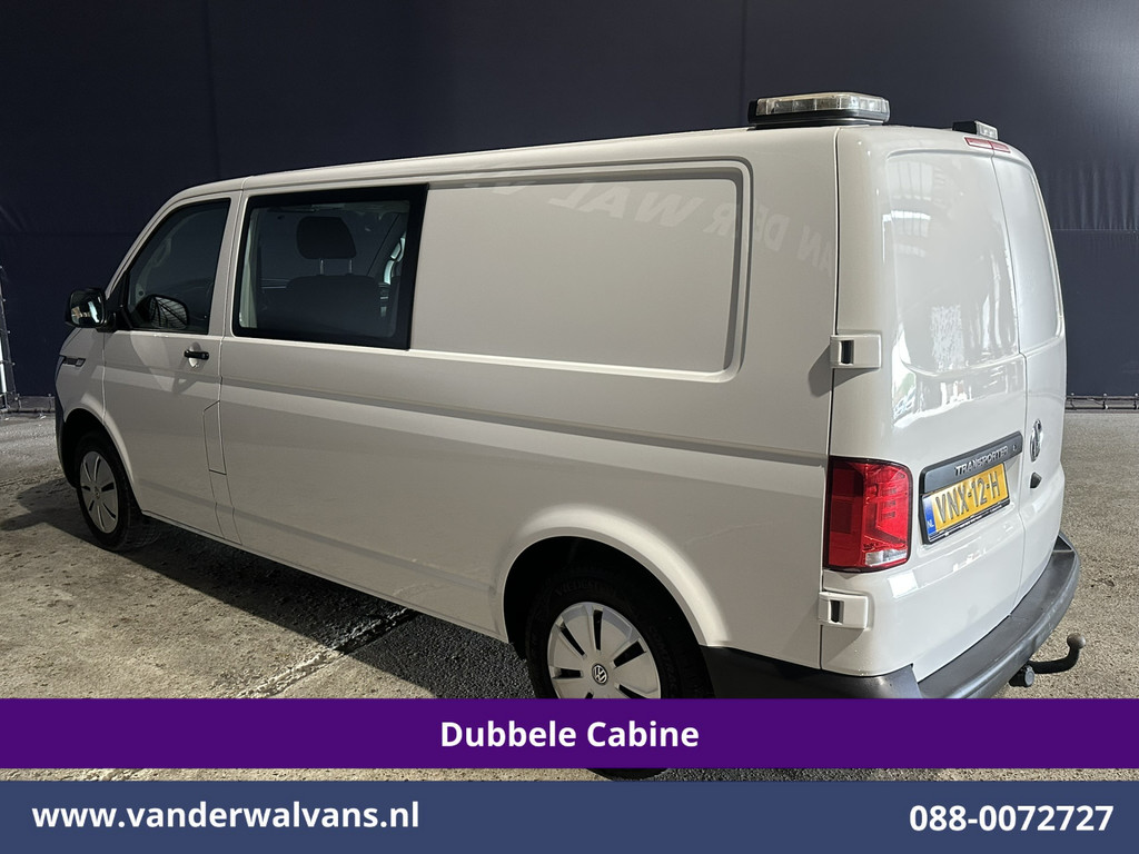 Volkswagen Transporter 2.0 TDI 150pk Automaat L2H1 Dubbele Cabine Euro6 Airco | 5-Zits | Camera | Apple Carplay Android Auto, Cruisecontrol, 2500kg Trekhaak 12