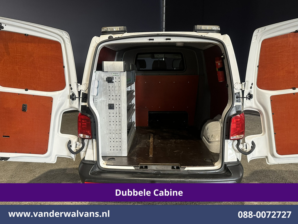 Volkswagen Transporter 2.0 TDI 150pk Automaat L2H1 Dubbele Cabine Euro6 Airco | 5-Zits | Camera | Apple Carplay Android Auto, Cruisecontrol, 2500kg Trekhaak 14