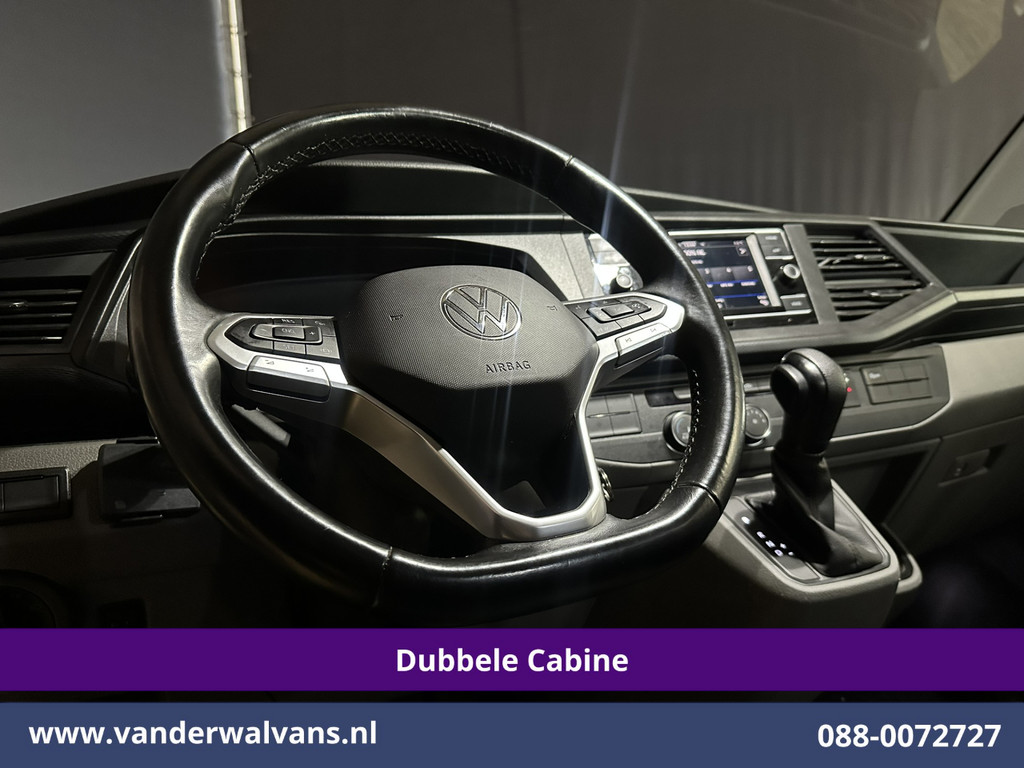 Volkswagen Transporter 2.0 TDI 150pk Automaat L2H1 Dubbele Cabine Euro6 Airco | 5-Zits | Camera | Apple Carplay Android Auto, Cruisecontrol, 2500kg Trekhaak 16