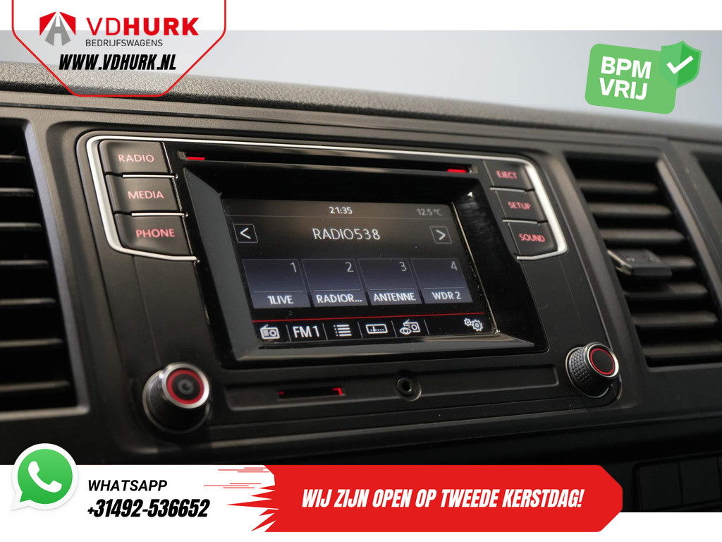 Volkswagen Transporter 2.0 TDI 150 pk DSG Aut. (Demo) BPM VRIJ! 2.5t Trekhaak/ Airco/ Deuren 16