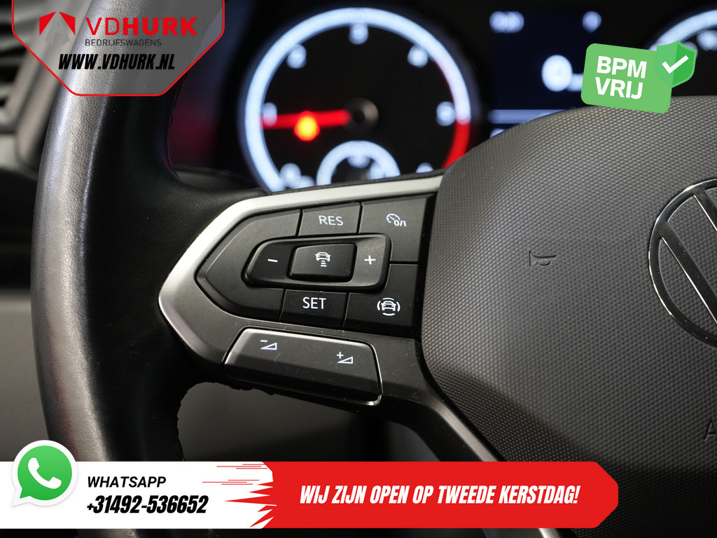 Volkswagen Transporter 2.0 TDI 150 pk DSG Aut. L2 BPM VRIJ! Adapt.Cruise/ Standkachel/ Stoelverw./ Carplay/ Camera/ PDC/ Trekhaak/ Airco 19