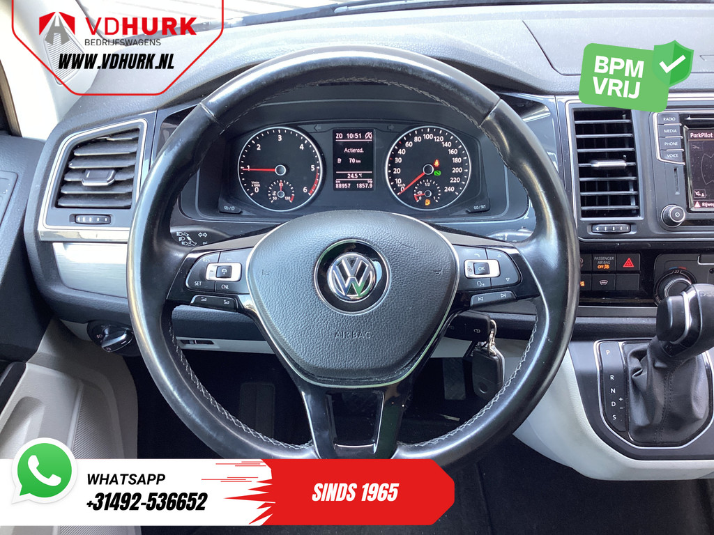 Volkswagen Transporter 2.0 TDI 150 pk DSG Aut. L2 LED/ Adapt.Cruise/ Alarm III/ 2.5t trekverm./ Carplay/ Navi/ Camera/ PDC/ LMV/ Airco 13