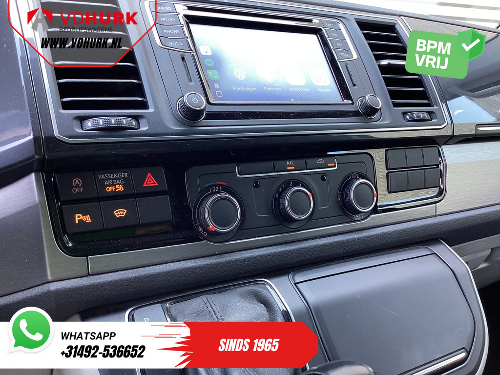 Volkswagen Transporter 2.0 TDI 150 pk DSG Aut. L2 LED/ Adapt.Cruise/ Alarm III/ 2.5t trekverm./ Carplay/ Navi/ Camera/ PDC/ LMV/ Airco 19