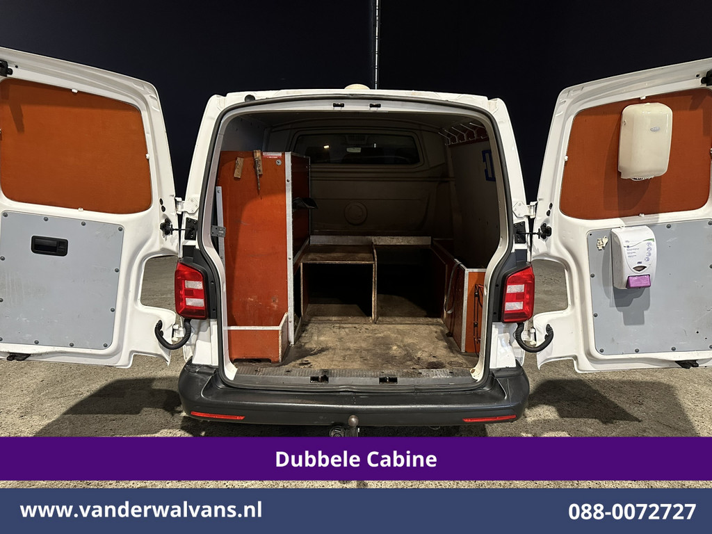 Volkswagen Transporter 2.0 TDI 150pk L2H1 Dubbele Cabine Euro6 Airco | 6-Zits | Cruisecontrol 2500kg trekhaak 10
