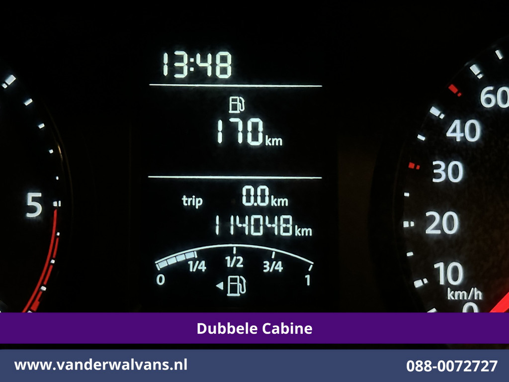 Volkswagen Transporter 2.0 TDI 150pk L2H1 Dubbele Cabine Euro6 Airco | 6-Zits | Cruisecontrol 2500kg trekhaak 16