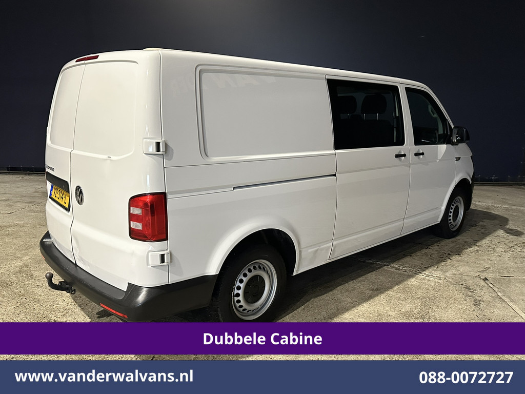 Volkswagen Transporter 2.0 TDI 150pk L2H1 Dubbele Cabine Euro6 Airco | 6-Zits | Cruisecontrol 2500kg trekhaak 9