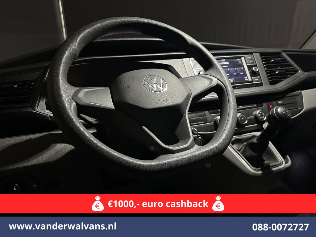 Volkswagen Transporter 2.0 TDI 150pk L2H1 Euro6 Airco | 2500kg Trekhaak | Apple Carplay | Android Auto | Imperiaal Parkeersensoren, Cruisecontrol 14