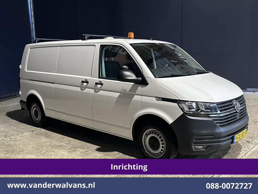 Volkswagen Transporter 2.0 TDI 150pk L2H1 Inrichting Euro6 Airco | Omvormer | Camera | 2500kg Trekhaak | Apple Carplay Android Auto, Cruisecontrol, Parkeersensoren 10