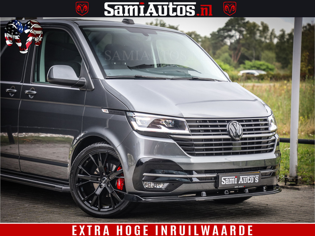 Volkswagen Transporter 2.0 TDI 20 INCH WIELEN | FULL LED | ZEER MOOI | LANG | CAMERA | NAVI | BREMBO COVER | SIDESTEP | TREKHAAK | DUBBELE DEUR (A) | TOP STAAT | | L2H1 | 13