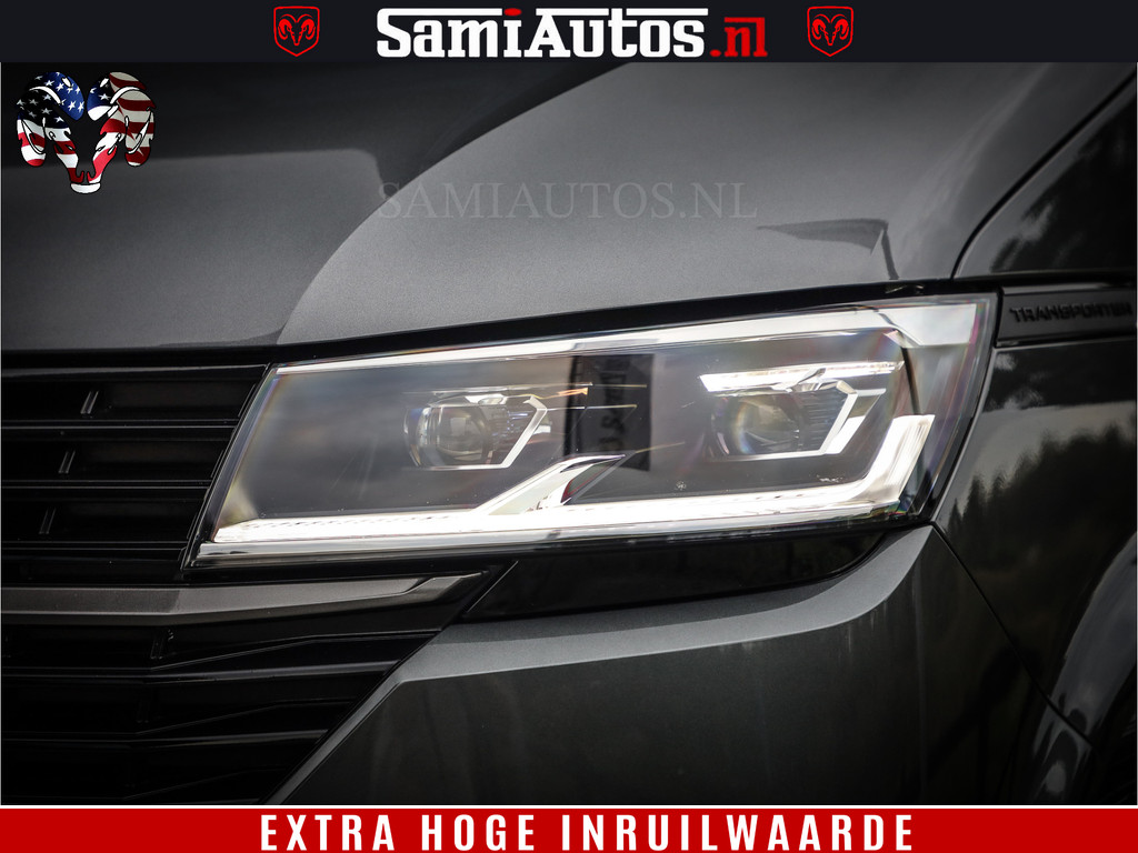Volkswagen Transporter 2.0 TDI 20 INCH WIELEN | FULL LED | ZEER MOOI | LANG | CAMERA | NAVI | BREMBO COVER | SIDESTEP | TREKHAAK | DUBBELE DEUR (A) | TOP STAAT | | L2H1 | 18