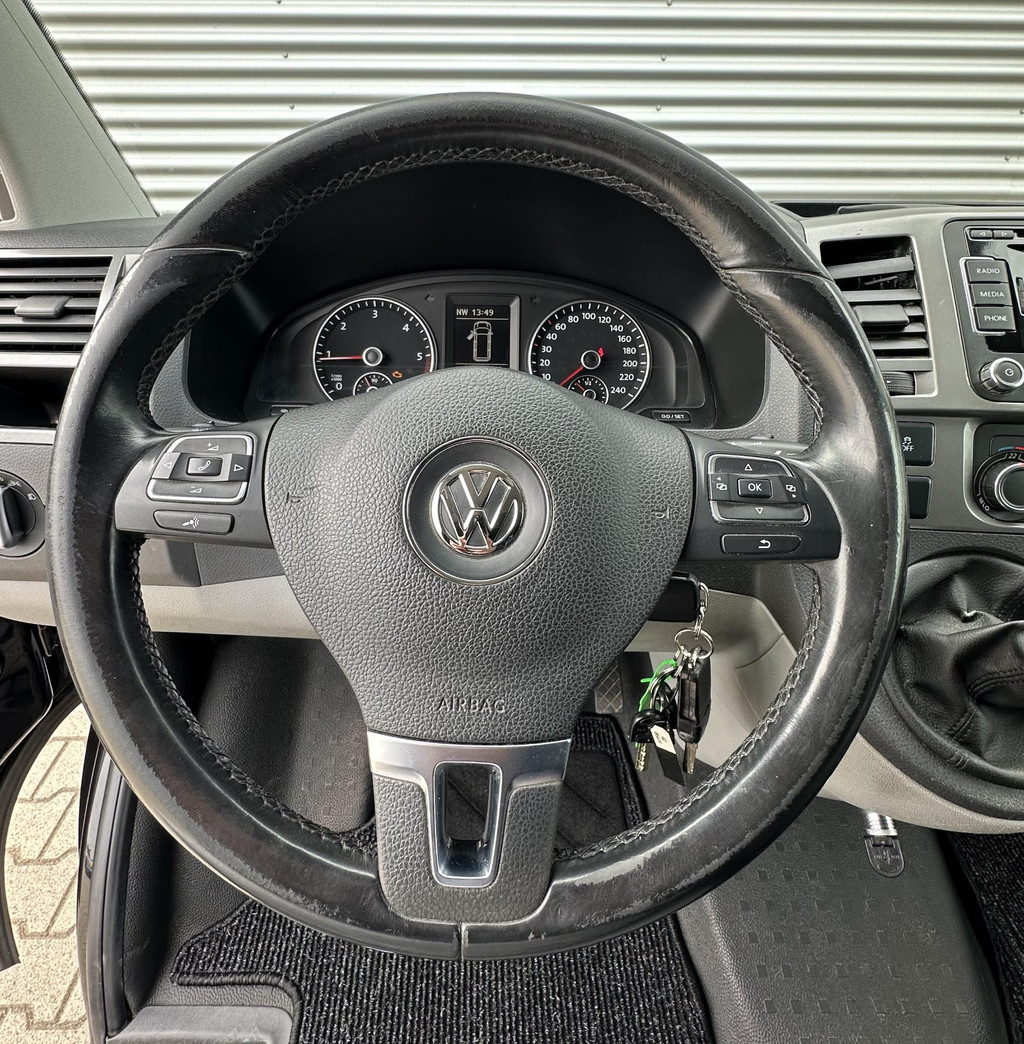 Volkswagen Transporter 2.0 TDI L1H1 T800 Airco|Navi|Zwart|Trekhaakvbr. 12